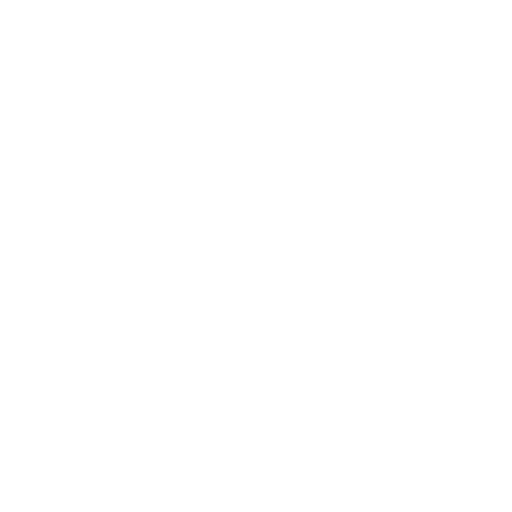 Black check mark inside a white circle.