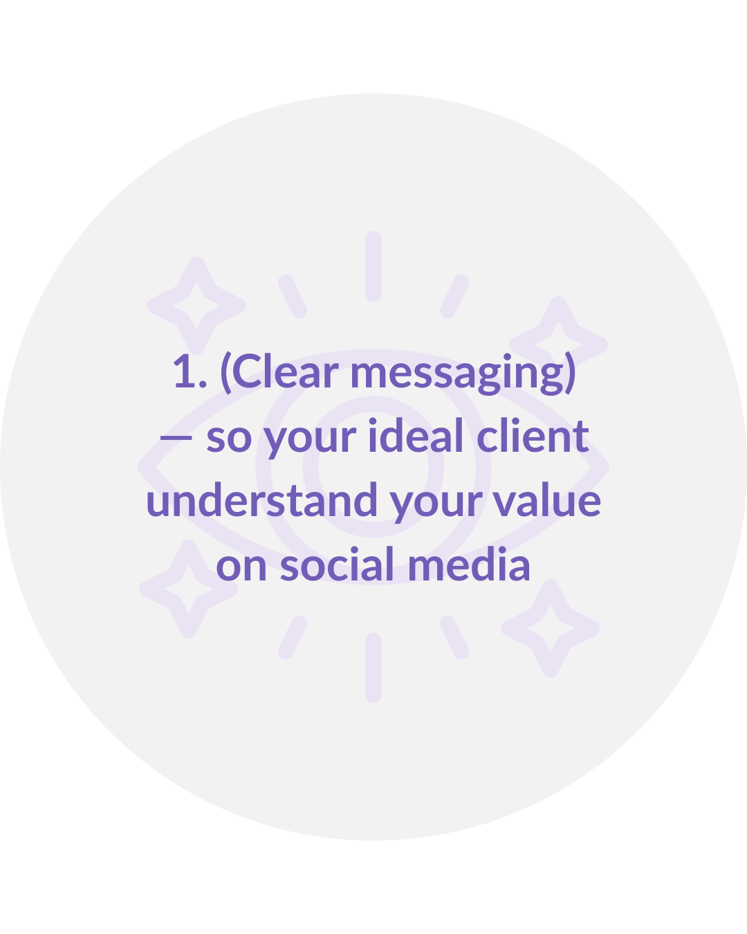 Step 1 of social media tips: Clear messaging to help your ideal client understand your value. | Lucerio Media Fairfield County CT Marketing Agency