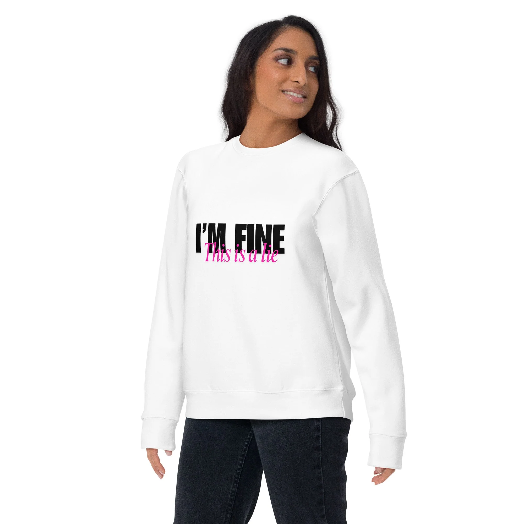 I'm fine lady white.jpg
