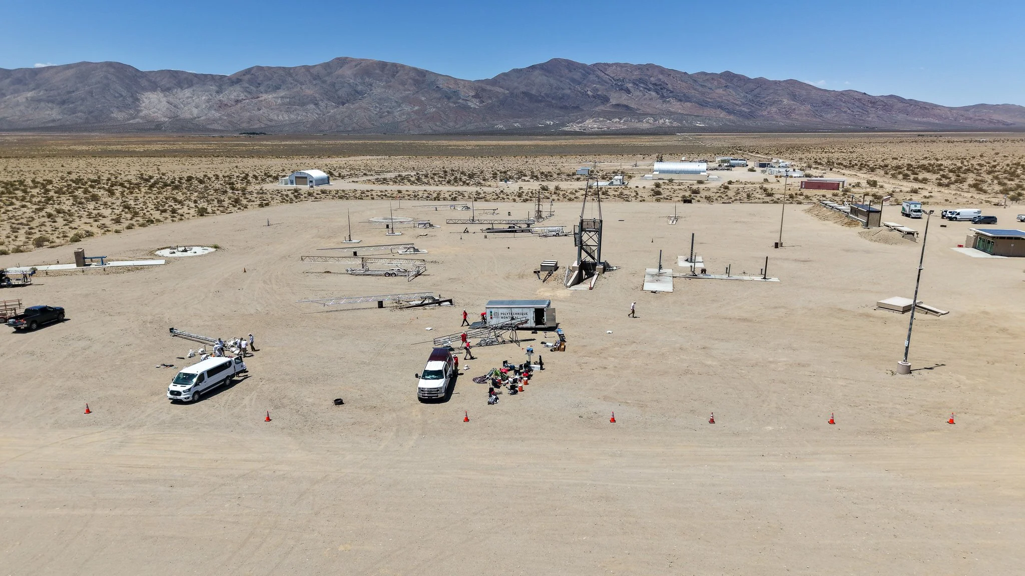 A desert landscape. The Mojave Desert. 