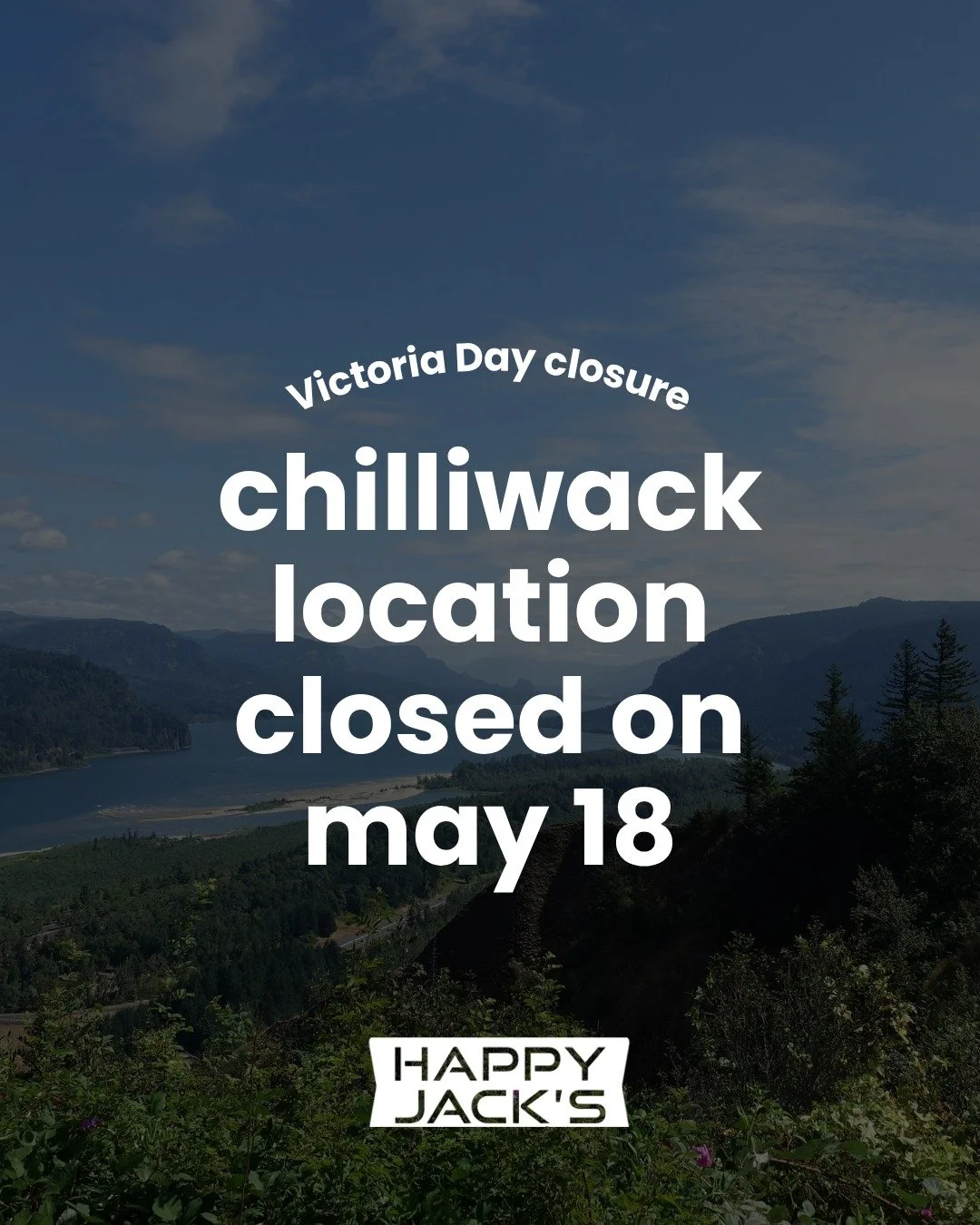 Heads up for the long weekend 👋

We&rsquo;ll be closed in Chilliwack on May 18 for Victoria Day, but OPEN in Parksville. 🇨🇦

Back to regular hours after that - ready to serve you up all your favourites again 🍻

📍Parksville: 834 Island Hwy W
📍Ch