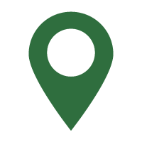 Green map location pin icon
