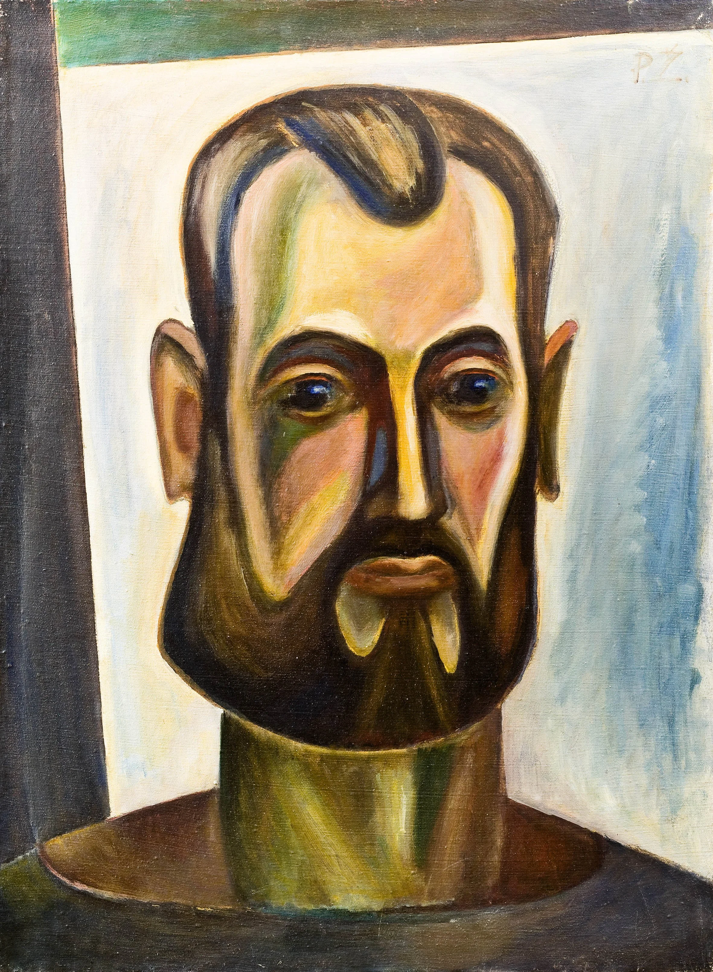 Fiziko portretas. 1972. Drb., al., 80x60.