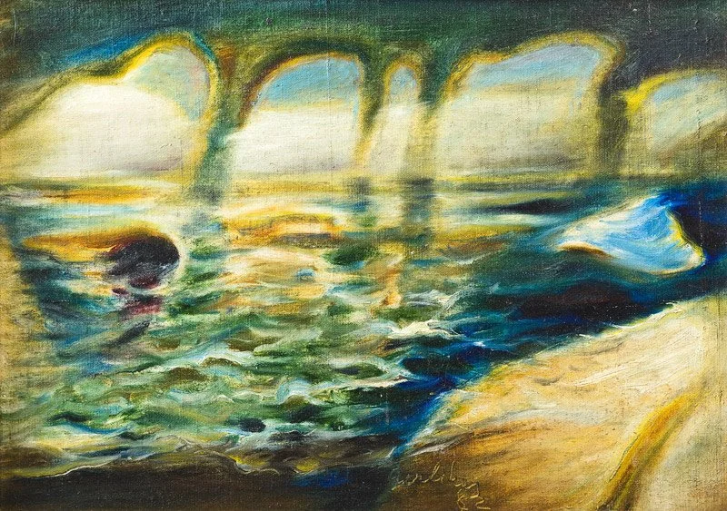 Baltijos toliai. 1982. Kart., drb., al., 50x70. 