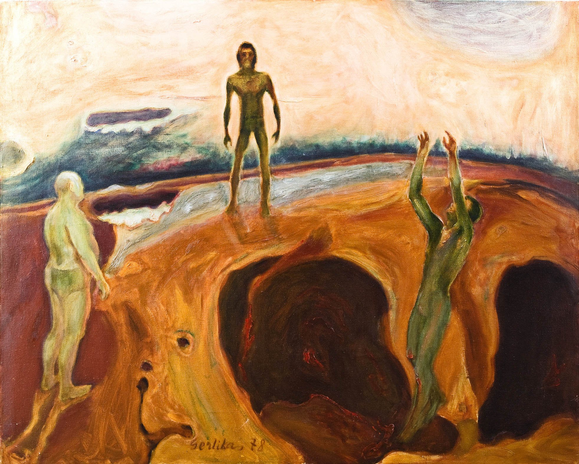 Žaidimas. 1979. Drb., al., 130x162.