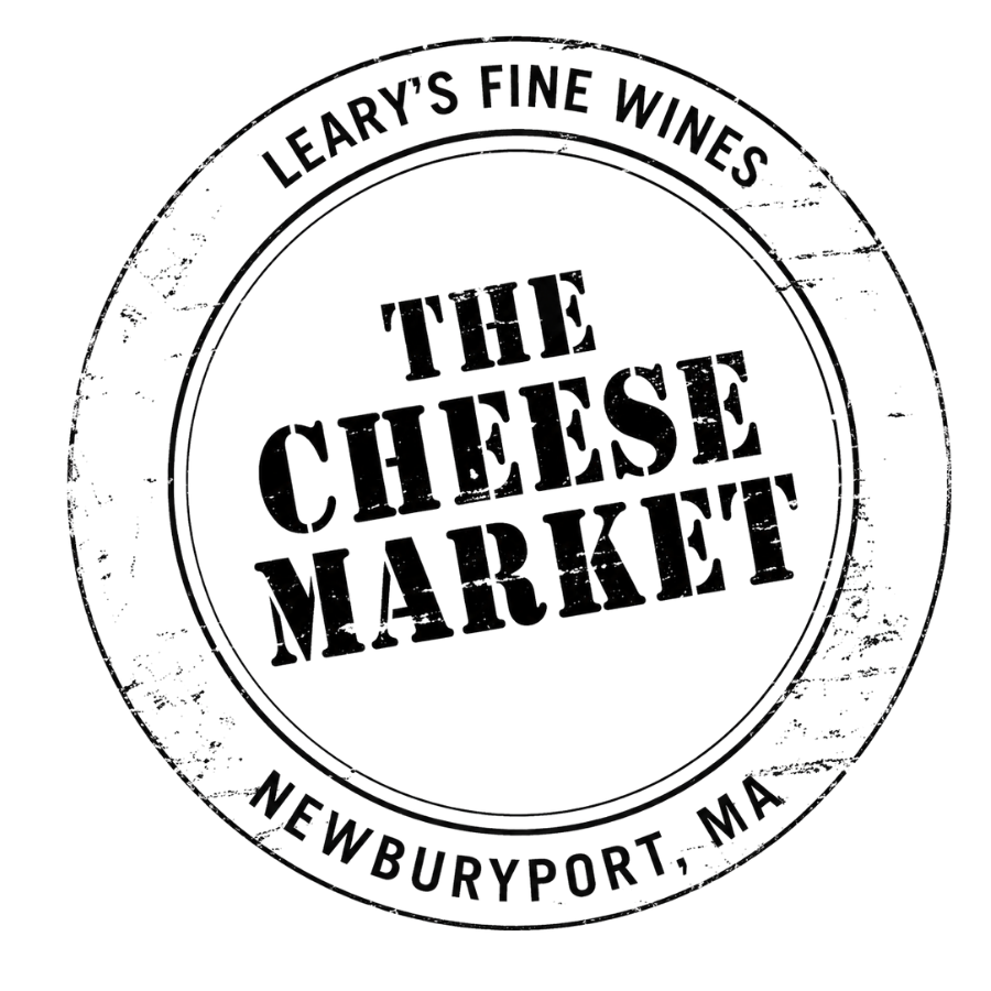 A black circular logo for The Cheeseburger, featuring the text "Culinary Market," "Heardy's Fine Wines," and "Newburyport, MA."