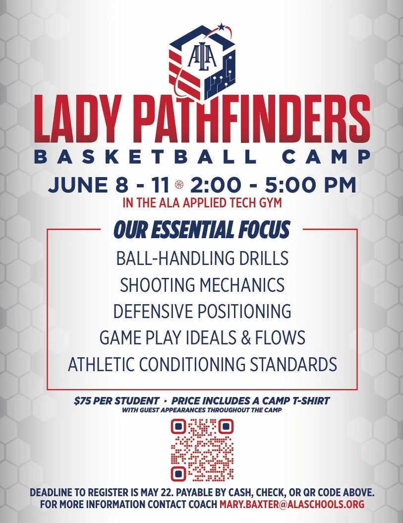 ALA Applied Technologies Lady Pathfinders Basketball 2026 Summer Camp (PDF)