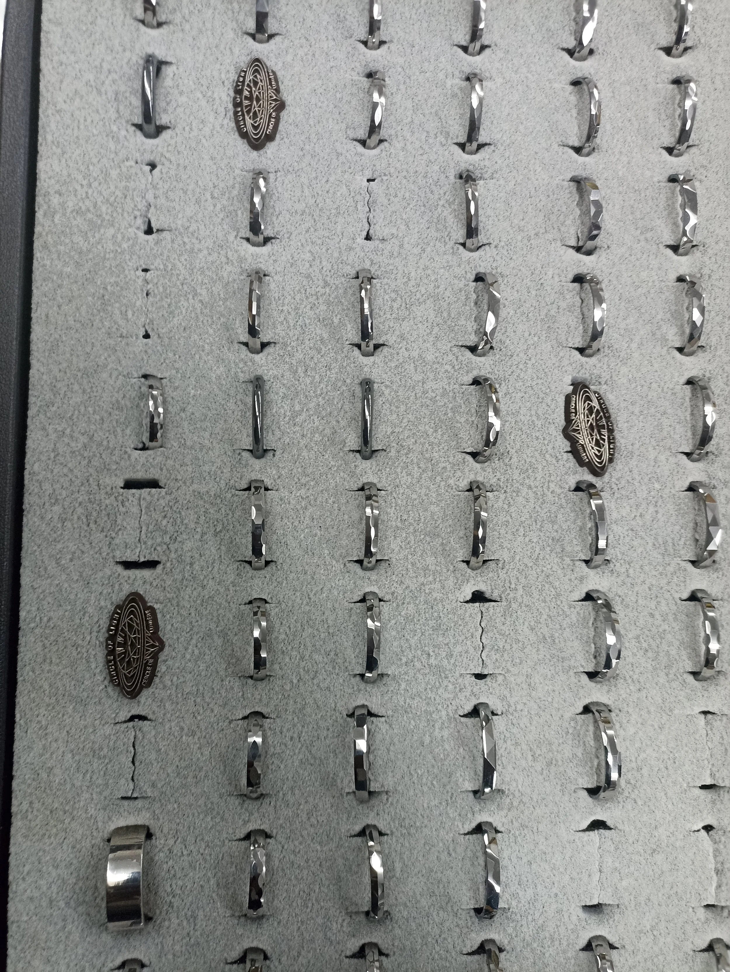 Sterling silver ring collection