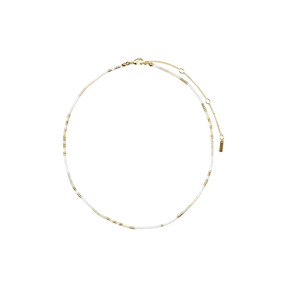 Alison White Gold-Plated Necklace