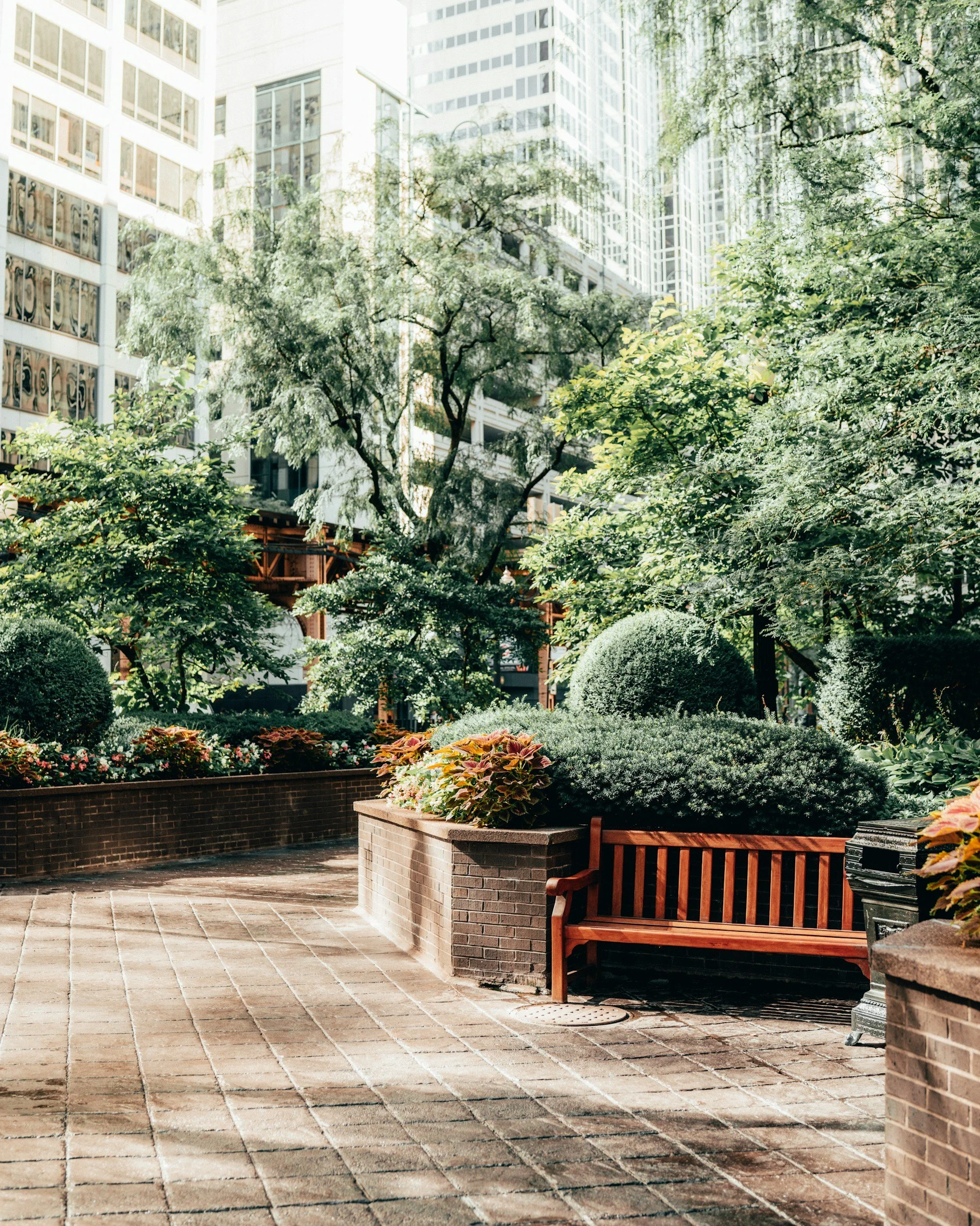 city park bench