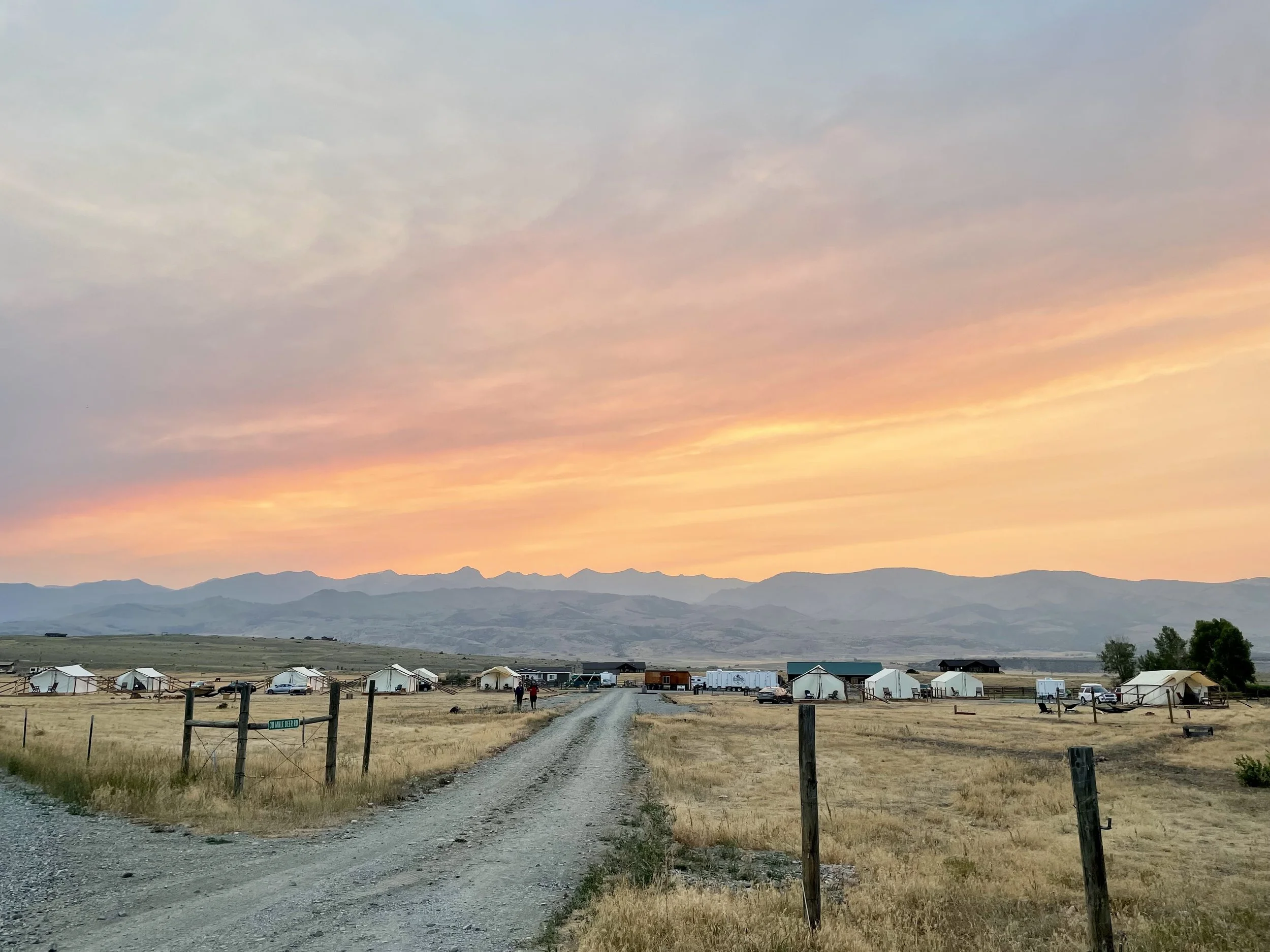 Sunset in Paradise Valley