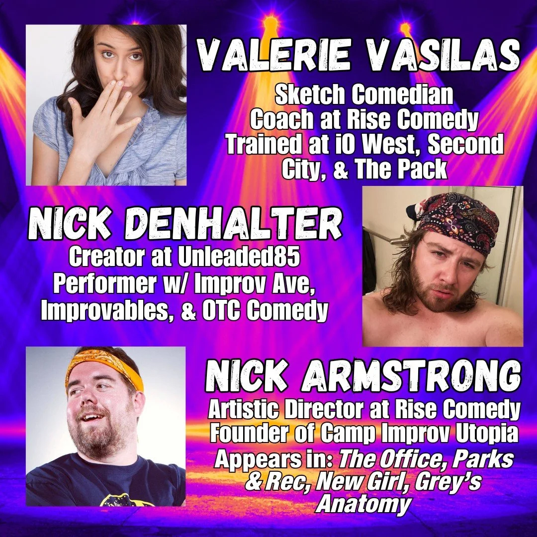 2 Nicks and a Valerie? What a bargain! See you tonight at 8pm for a bright start to your holiday weekend!
#435locals #suutbirds #comedy #improv #FridayPlans #localbusiness 435 Locals @435locals