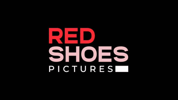 Red Shoes Pictures logo with black background and stylized text.