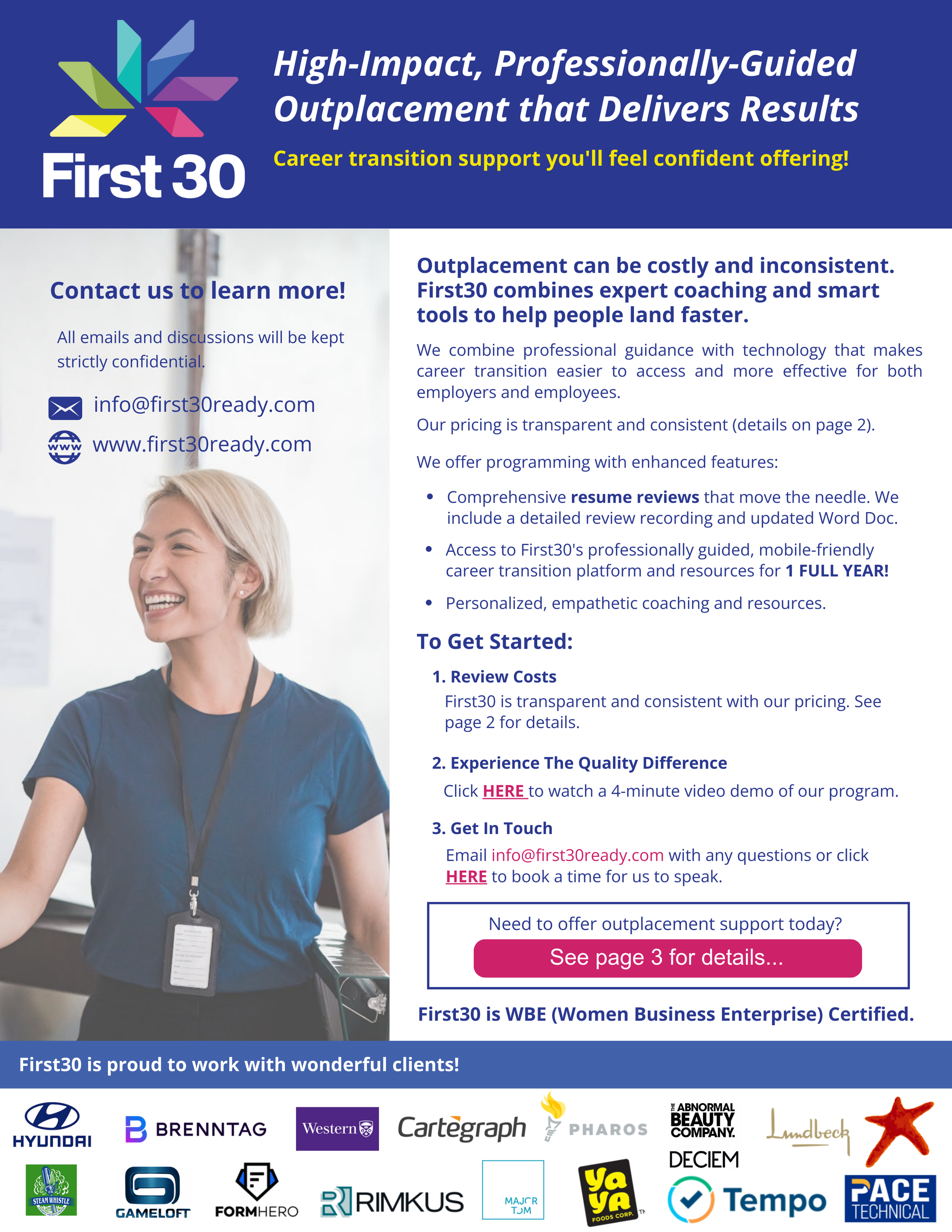 Outplacement Services Canada & U.S. | First30 — First30