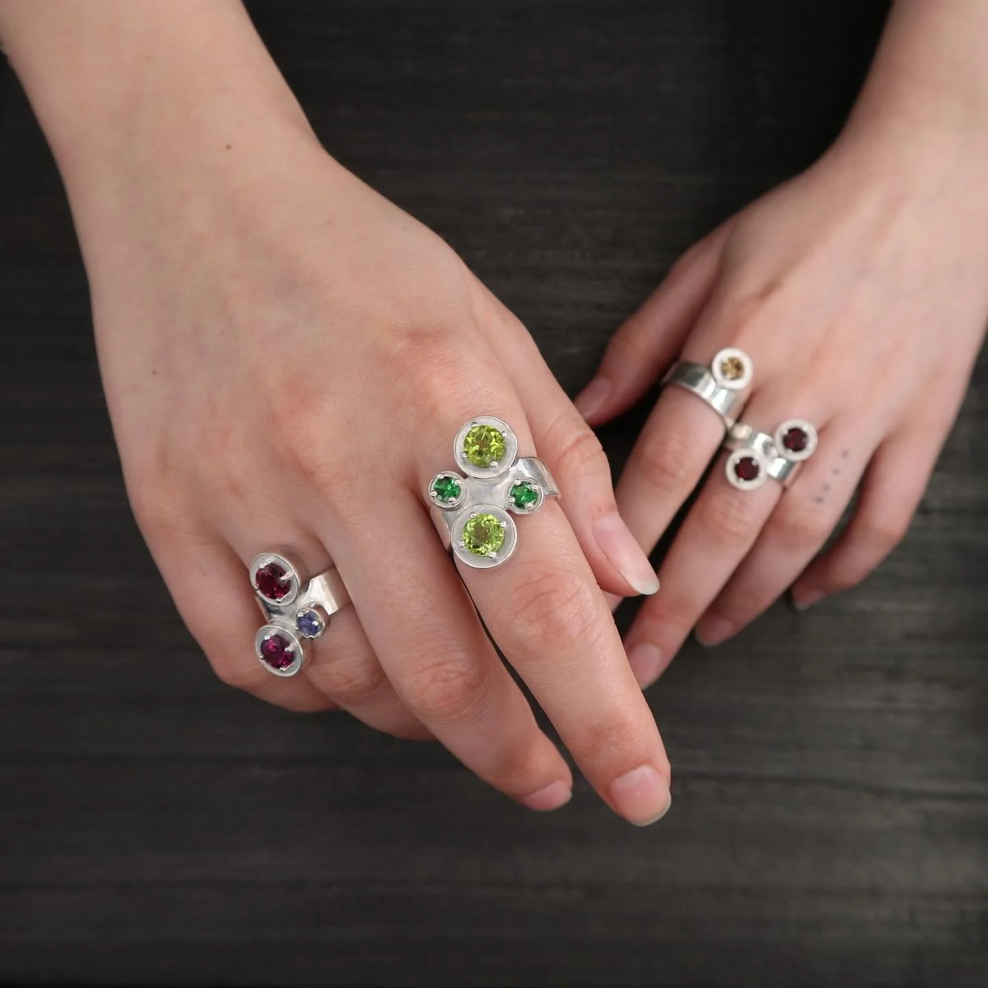 Check out the rings from the ORNAMENTUM Collection!

Available now.

#silverring #finejewellery #mensengagementring #peridot #tsavorite