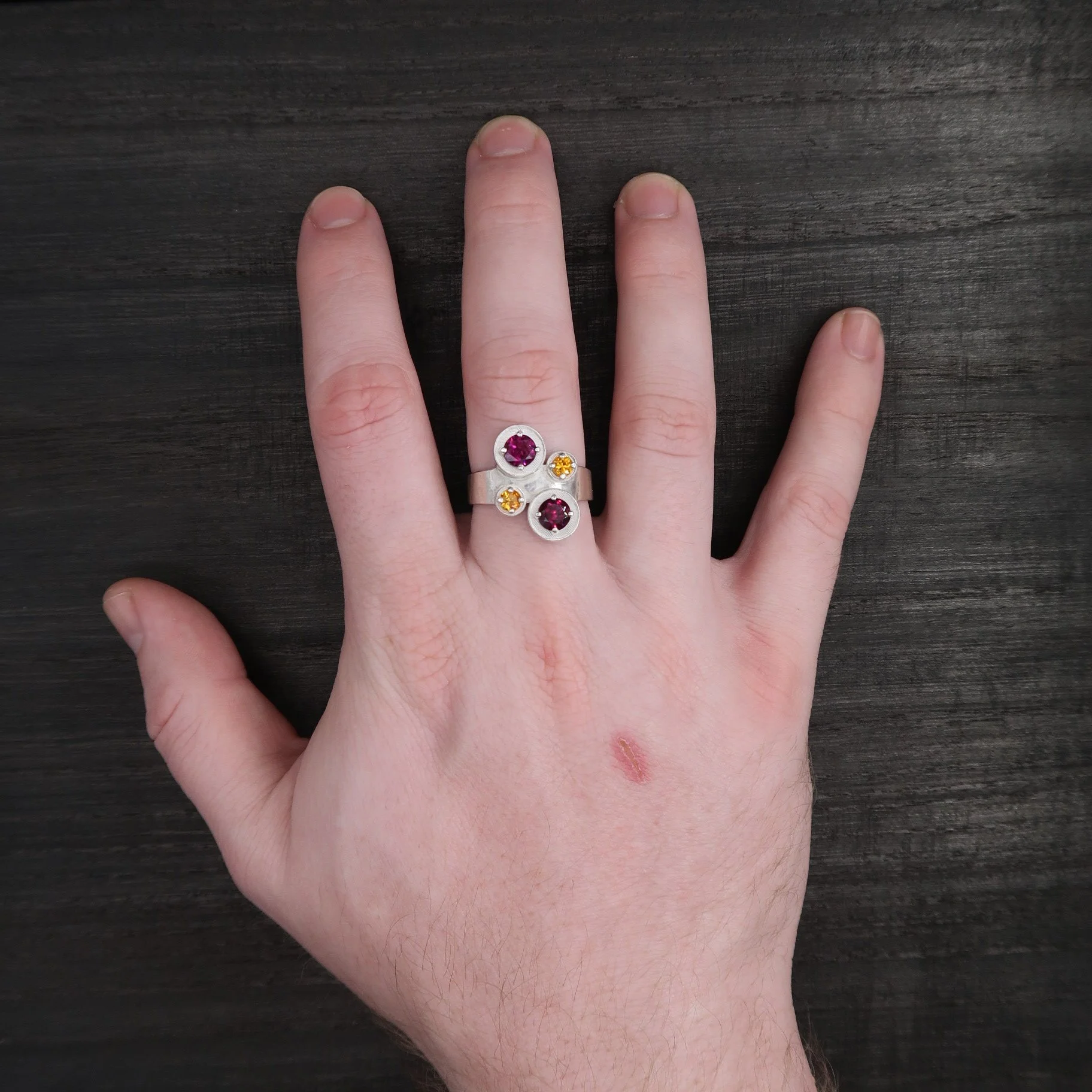 R4 Ring in Sterling Silver
