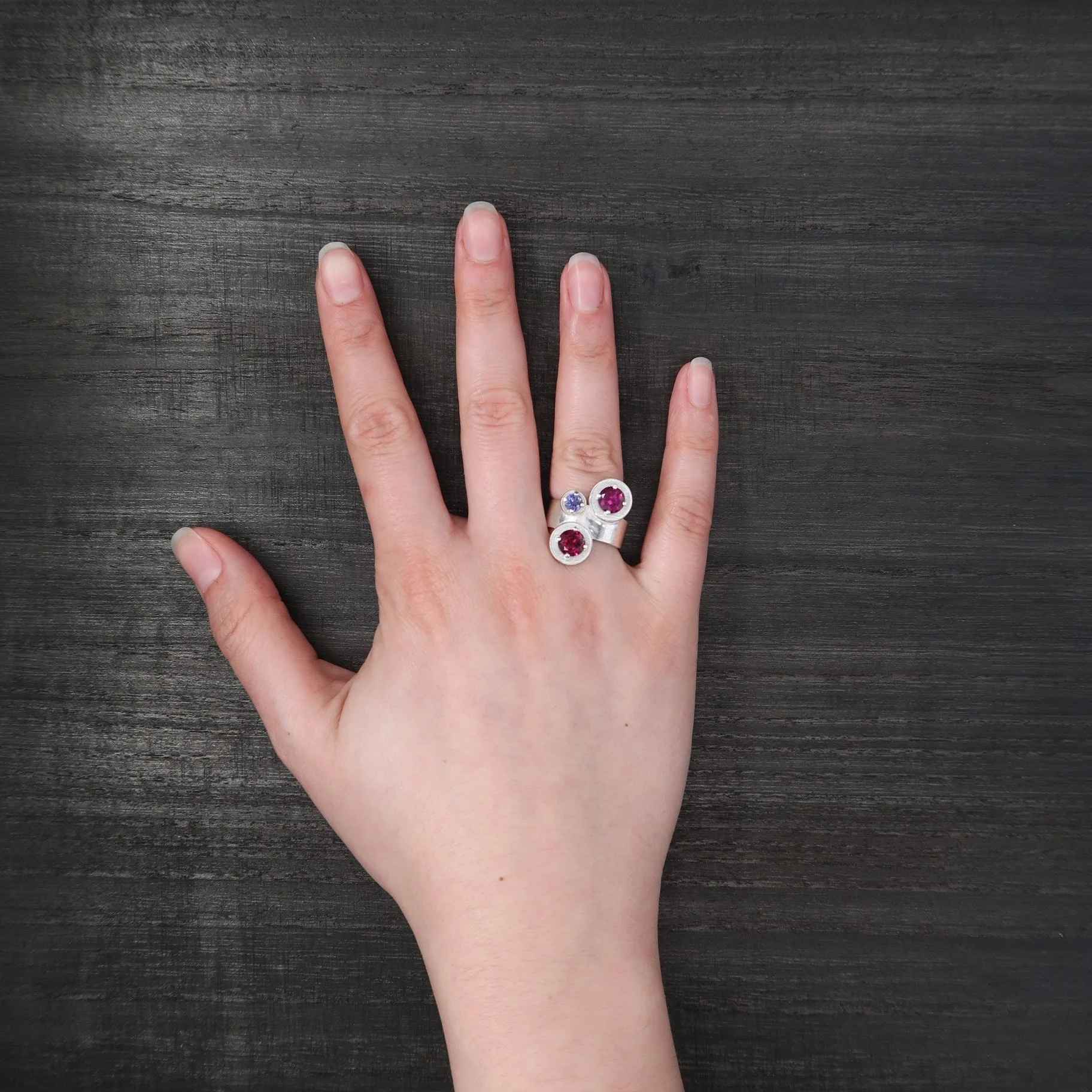 R3 Ring in Sterling Silver