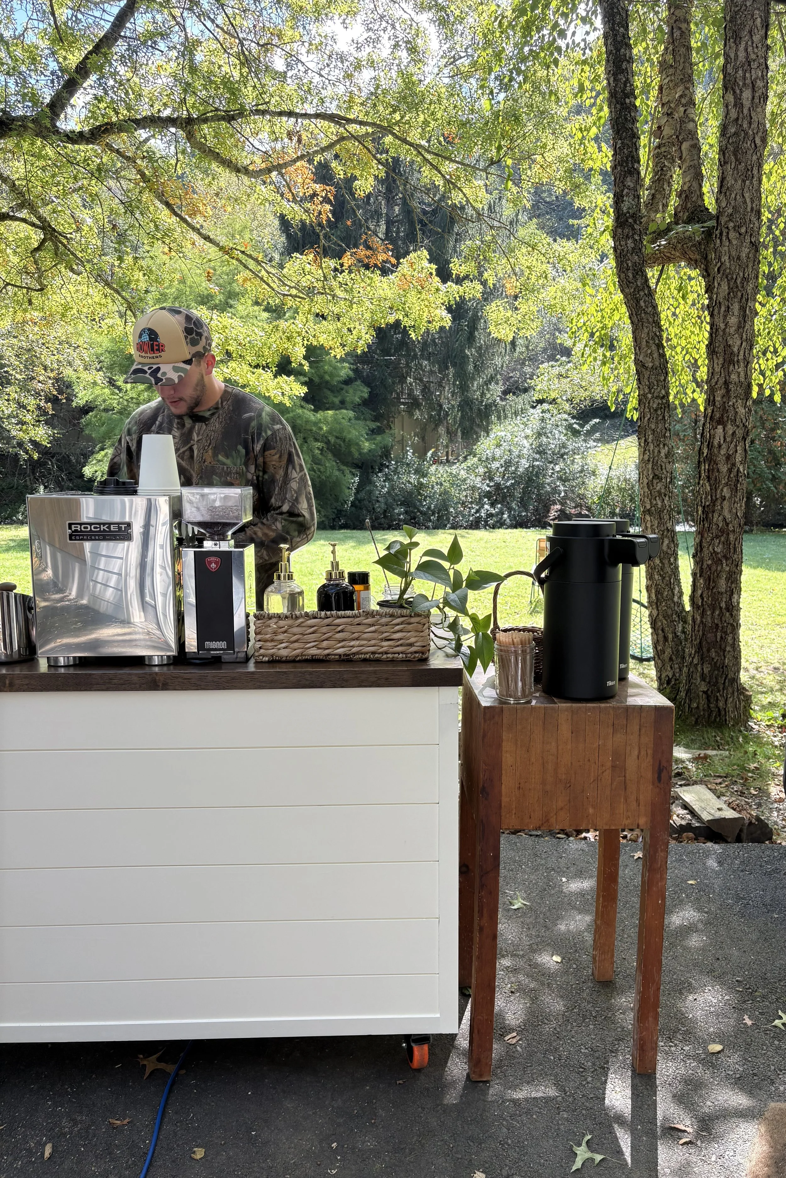 Testing espresso bar