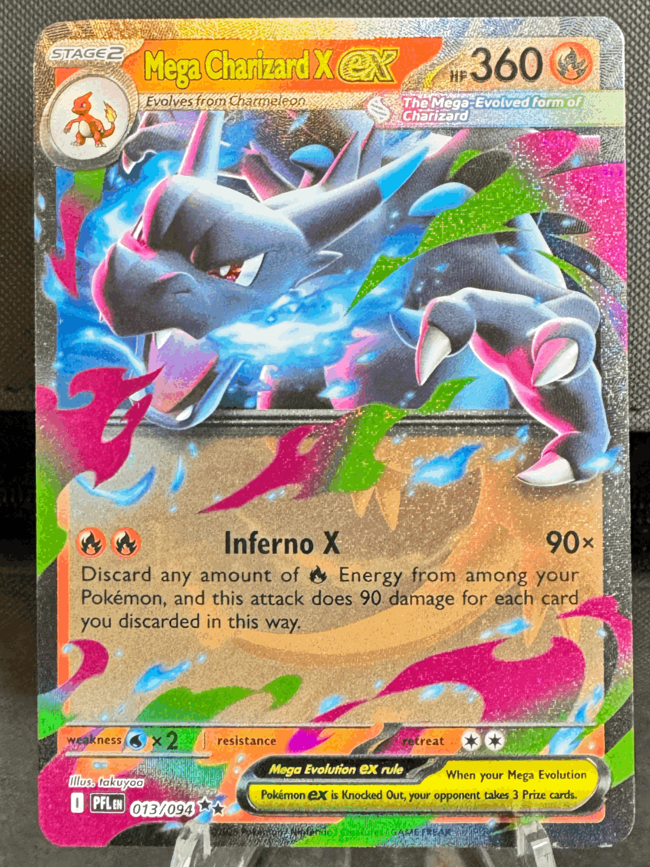 Mega Charizard X EX 13/94