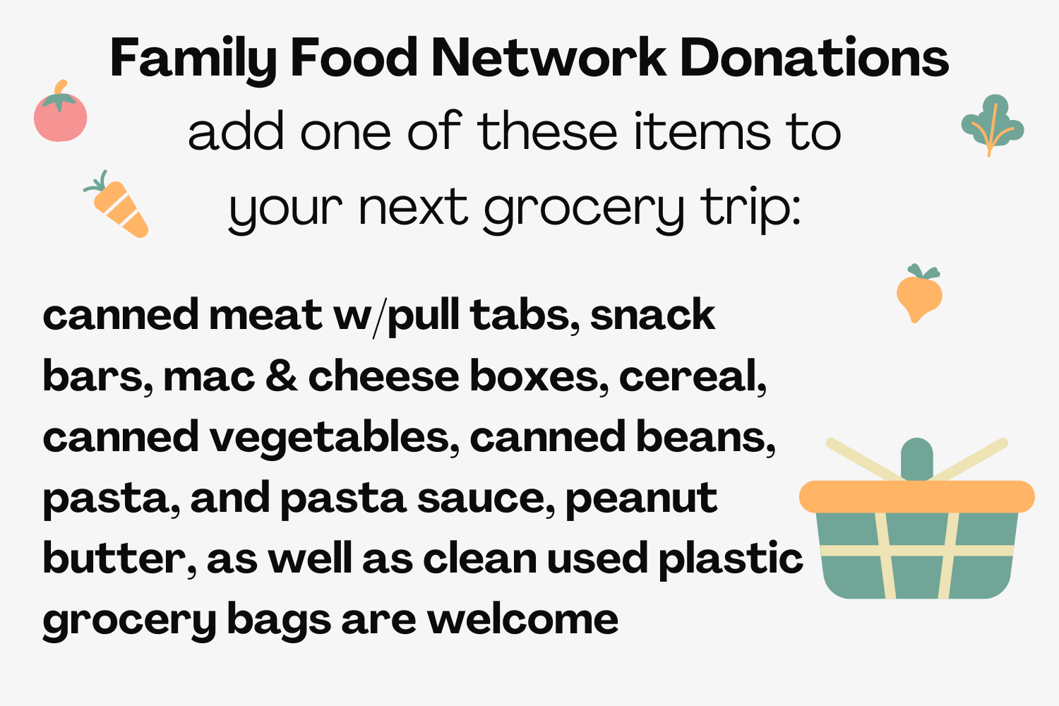 Family Food Network Donations