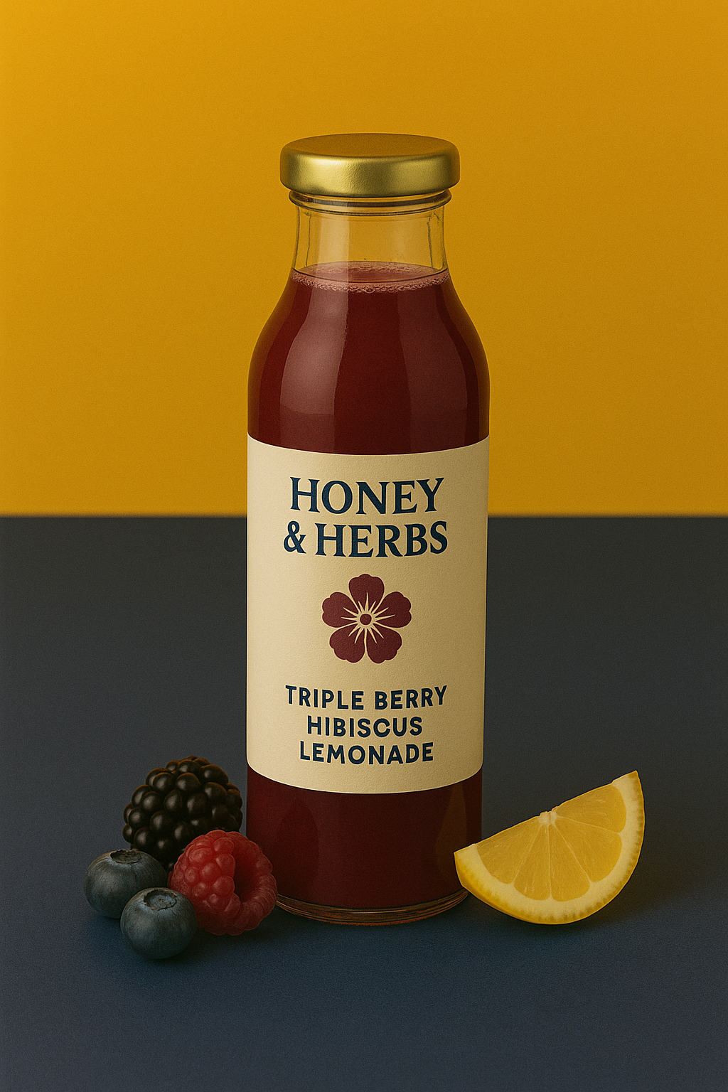 Triple Berry Hibiscus Lemonade