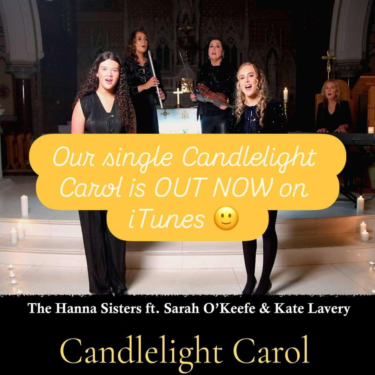 Our single &lsquo;Candlelight Carol&rsquo; is OUT NOW on iTunes. 🙂 http://itunes.apple.com/album/id1858335922?ls=1&amp;app=itunes