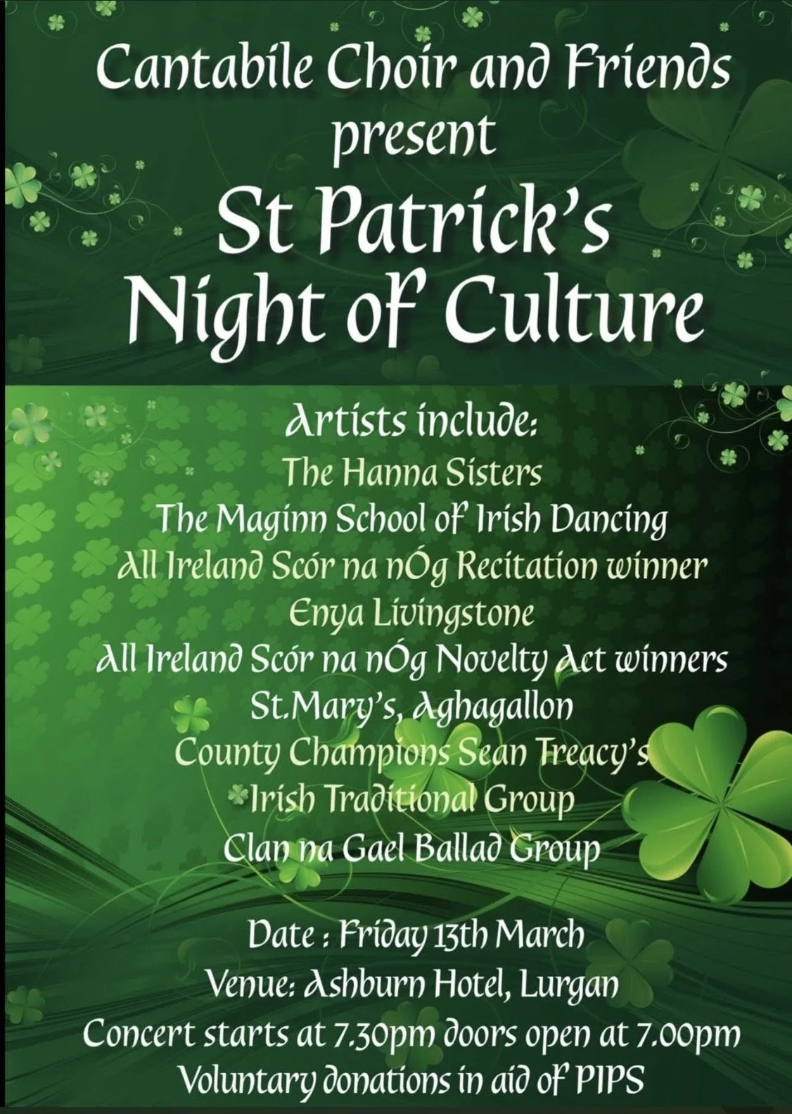 St. Patrick's Night of Culture