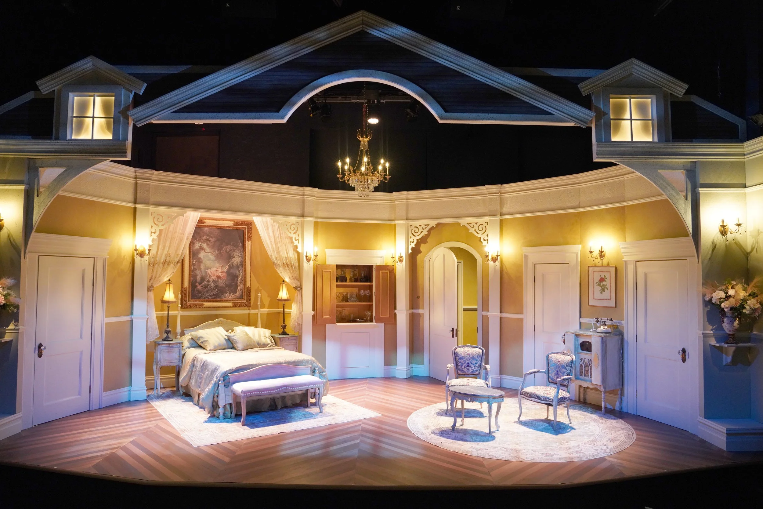 THEATER PEOPLE, OR THE ANGEL NEXT DOOR | Nantucket Performing Arts Center | Photos by Kit Noble | Director: Mark Shanahan | Assistant Director: Steve Pacek | Scenic Designer: James J. Fenton | Costume Designer: Annie J. Le | Lighting Designer: Alex F