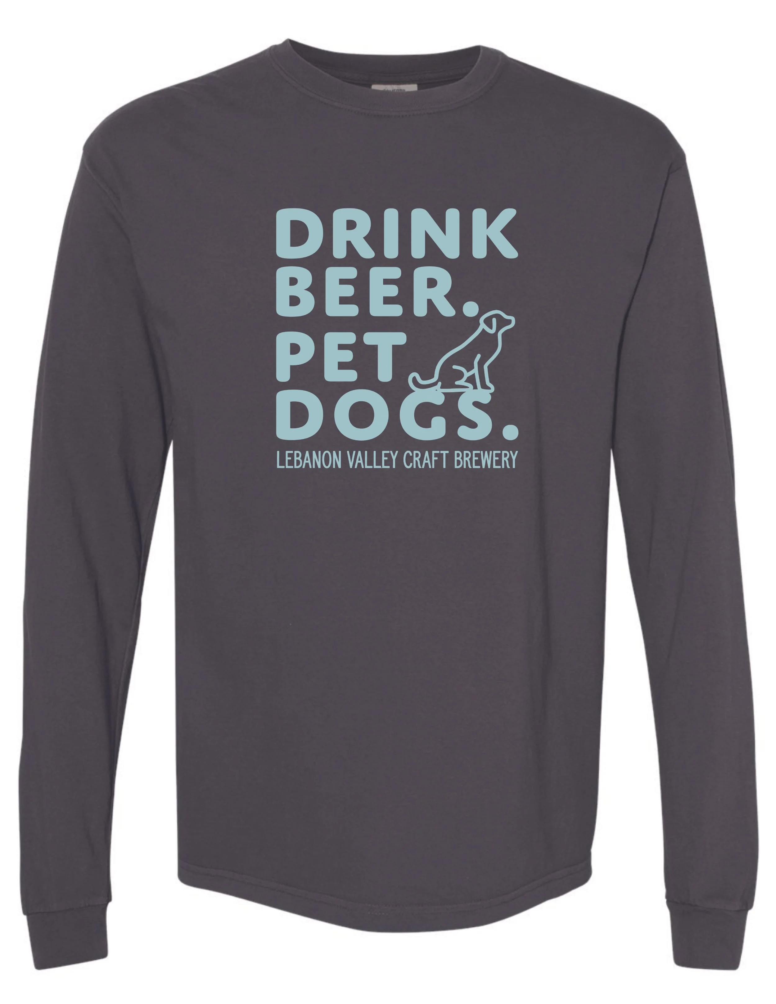 LVCB: Drink Beer. Pet Dogs. Graphite & Mint