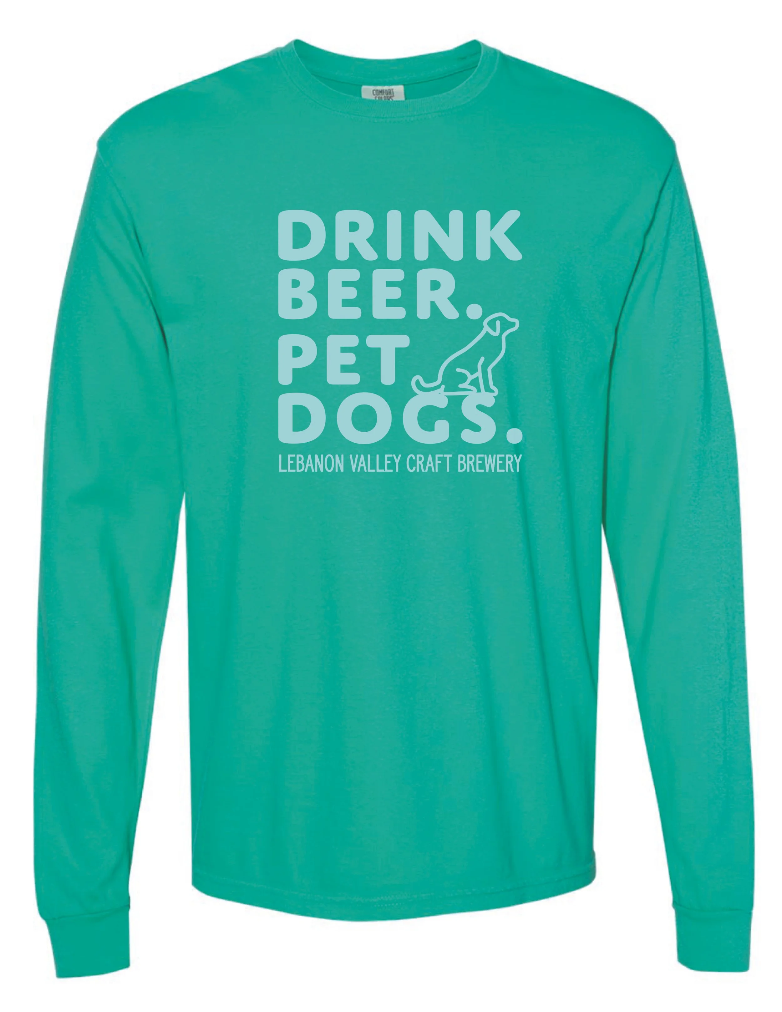 LVCB: Drink Beer. Pet Dogs. Island Green & Mint