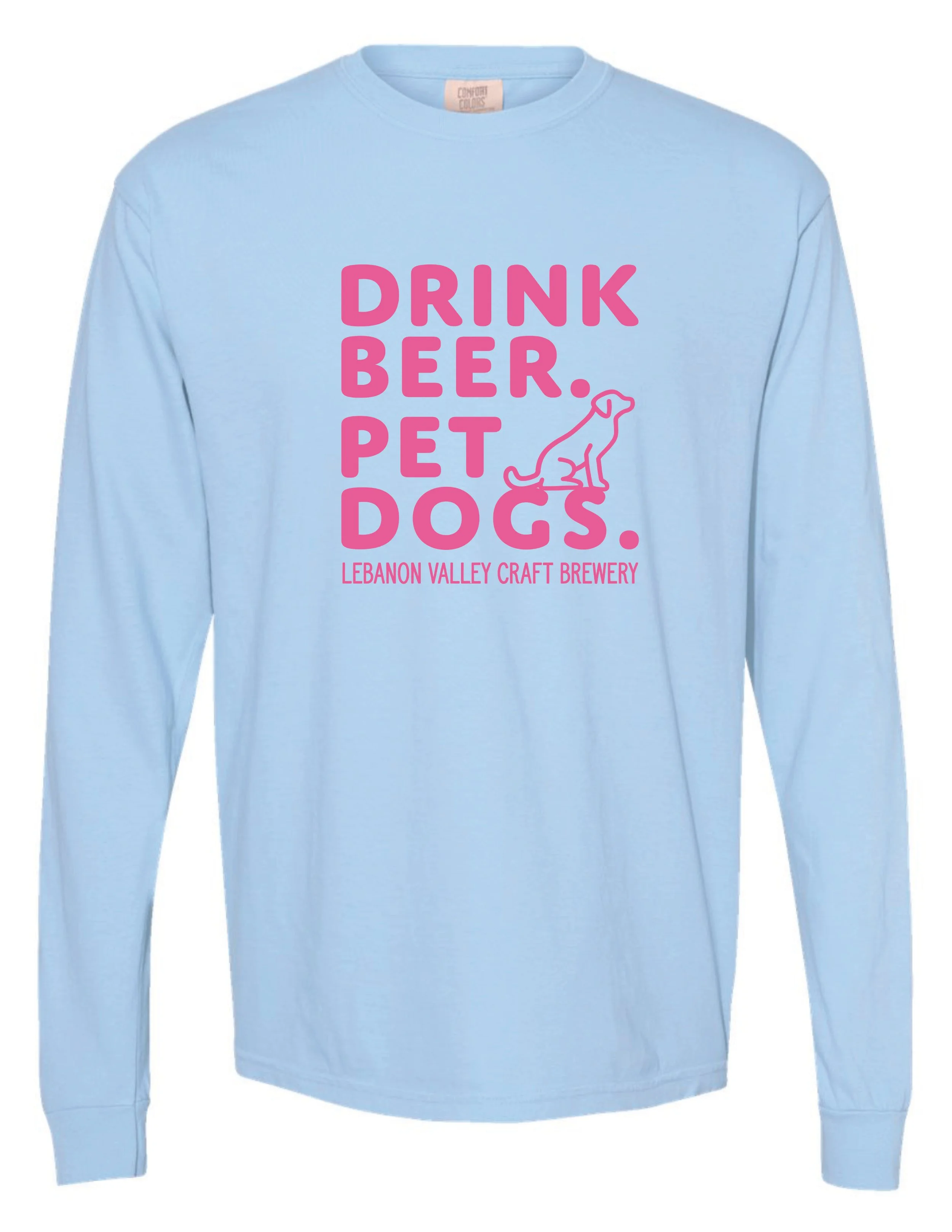 LVCB: Drink Beer. Pet Dogs. Hydrangea & Pink