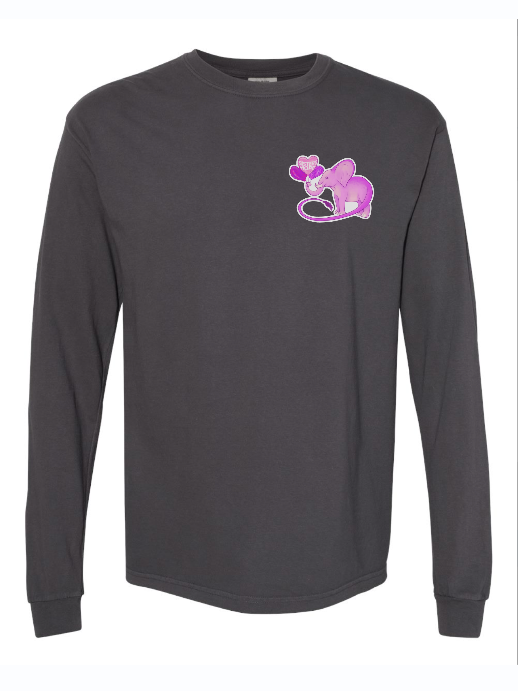 Elephant Long Sleeve Graphite