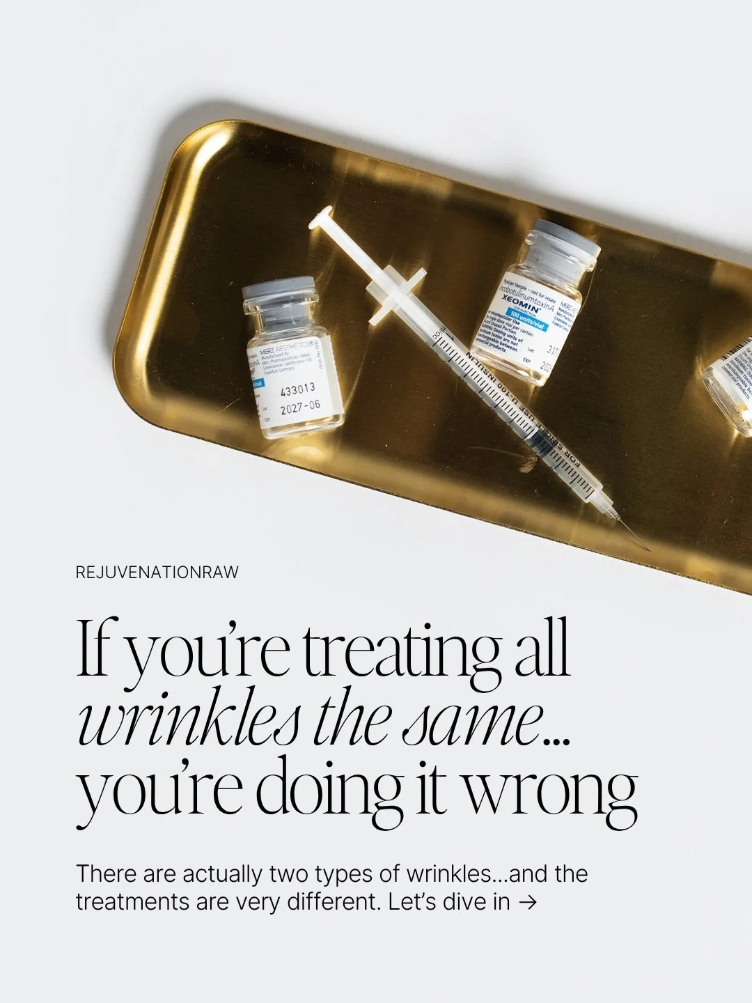 Ever feel like you&rsquo;re doing all the right things for your skin, but some lines just won&rsquo;t budge? ✨ 

It&rsquo;s a common frustration, and the secret lies in understanding that not all fine lines are created equal. Treating them with a one