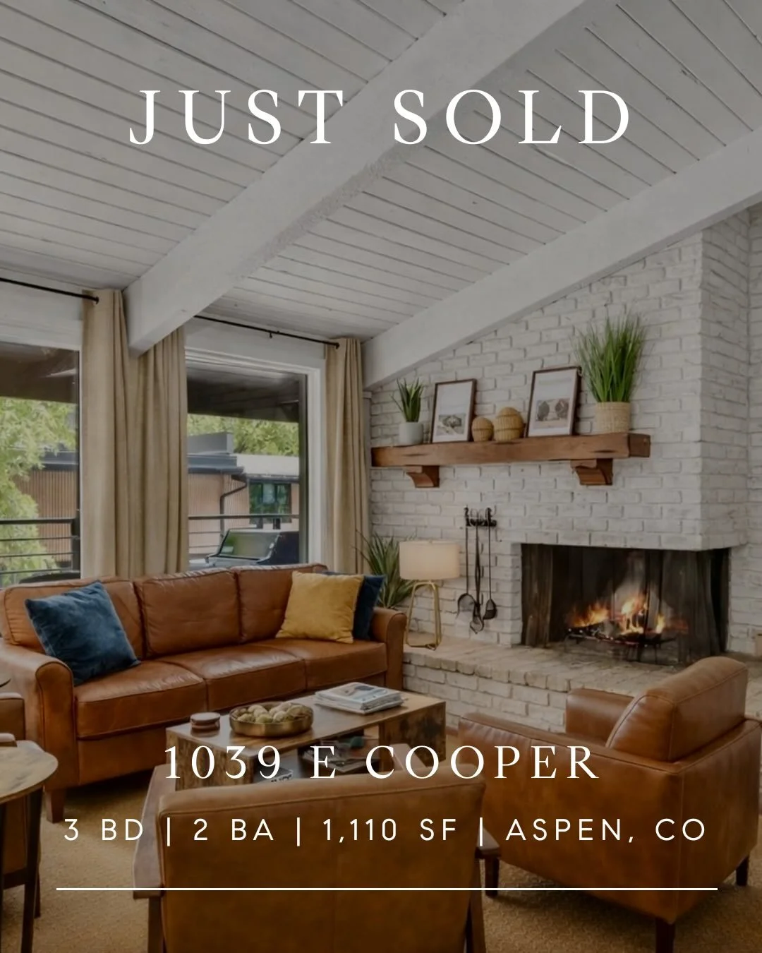 Sold! Congratulations to my buyers of this premier, three-bedroom, top-floor Chateau Roaring Fork condo. The location speaks for itself - perfectly positioned on the edge of the core and a short walk to all of the excitement of downtown Aspen! 

3 BD
