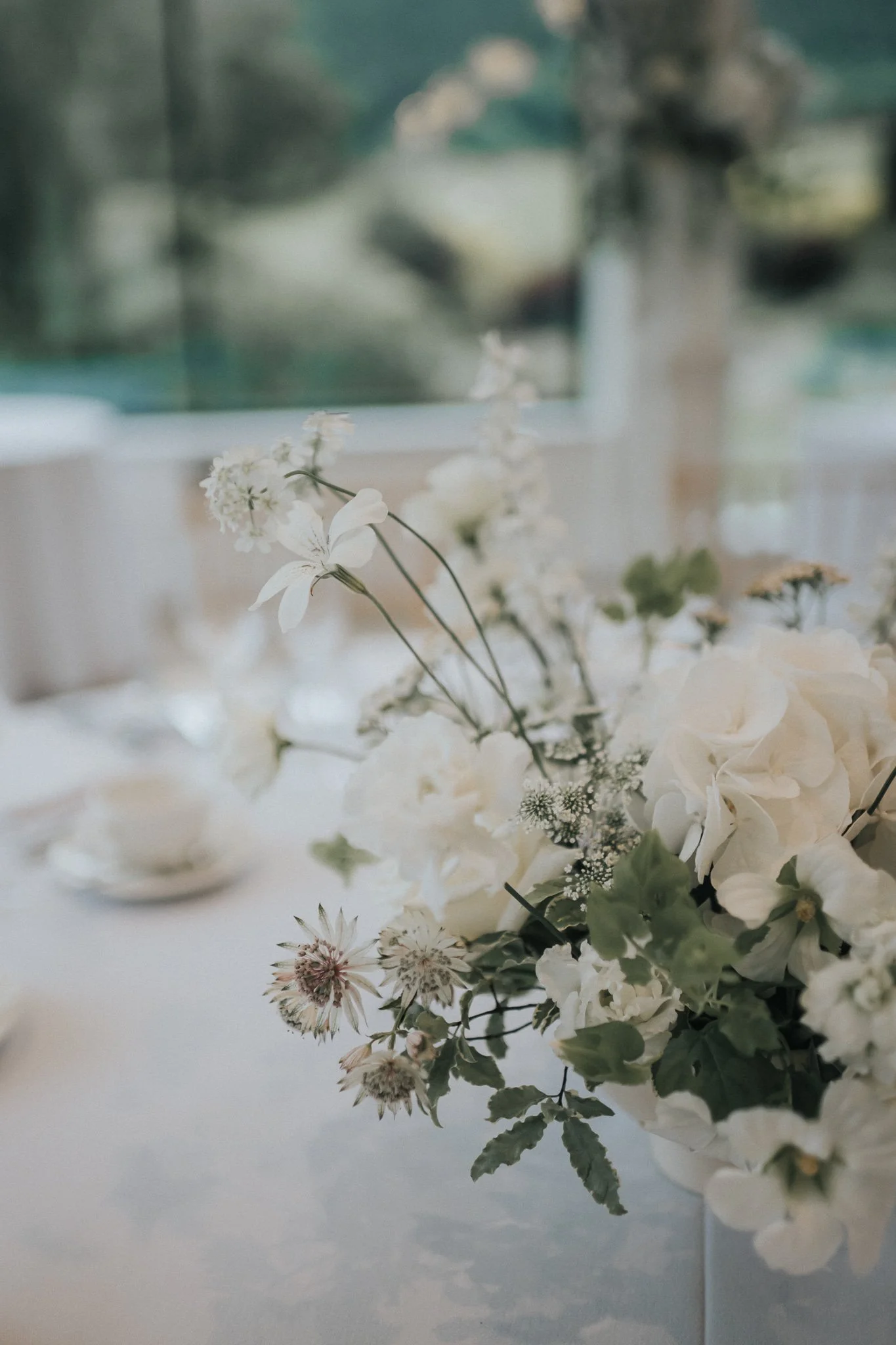 Black and white wedding