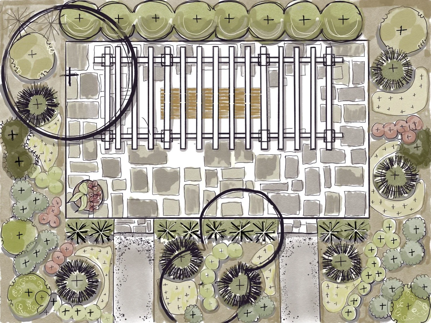 Landscape designer portfolio project by Garden Riot Designs, Hood River, Oregon 