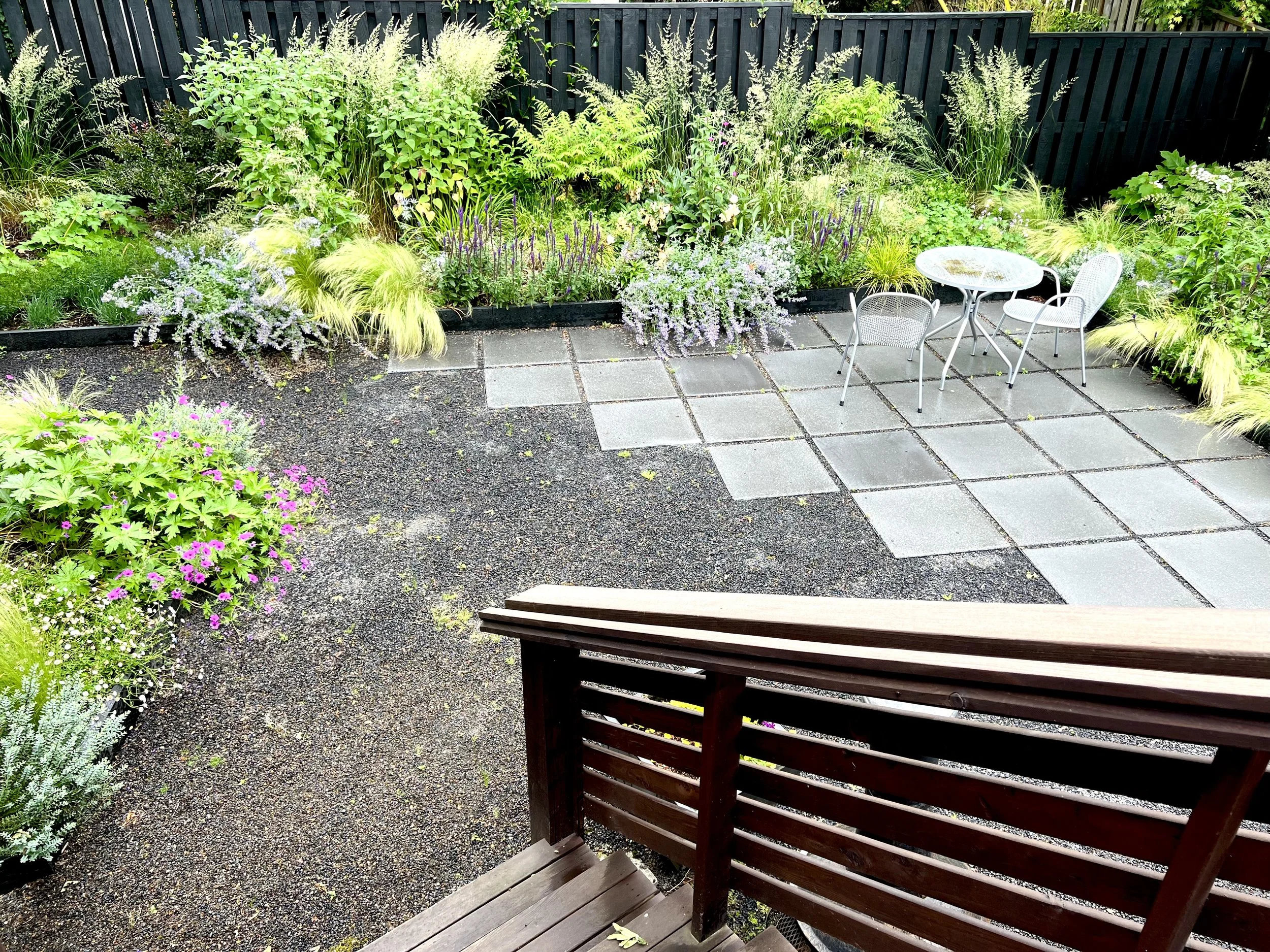 Natural wild meadow garden design by Garden Riot Designs, Hood River, Oregon