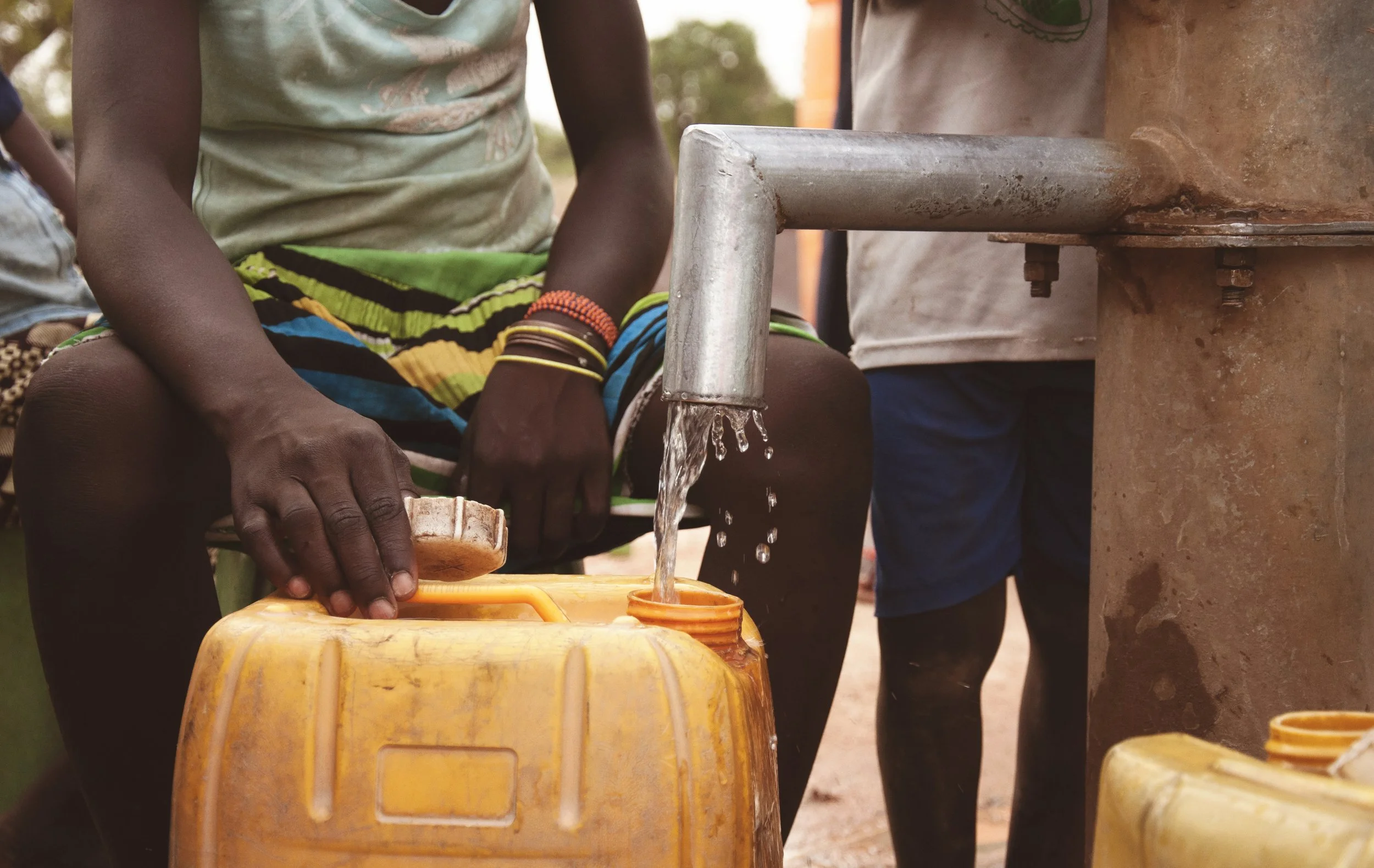 Clean water well built by Walk in the Light International in Burkina Faso
