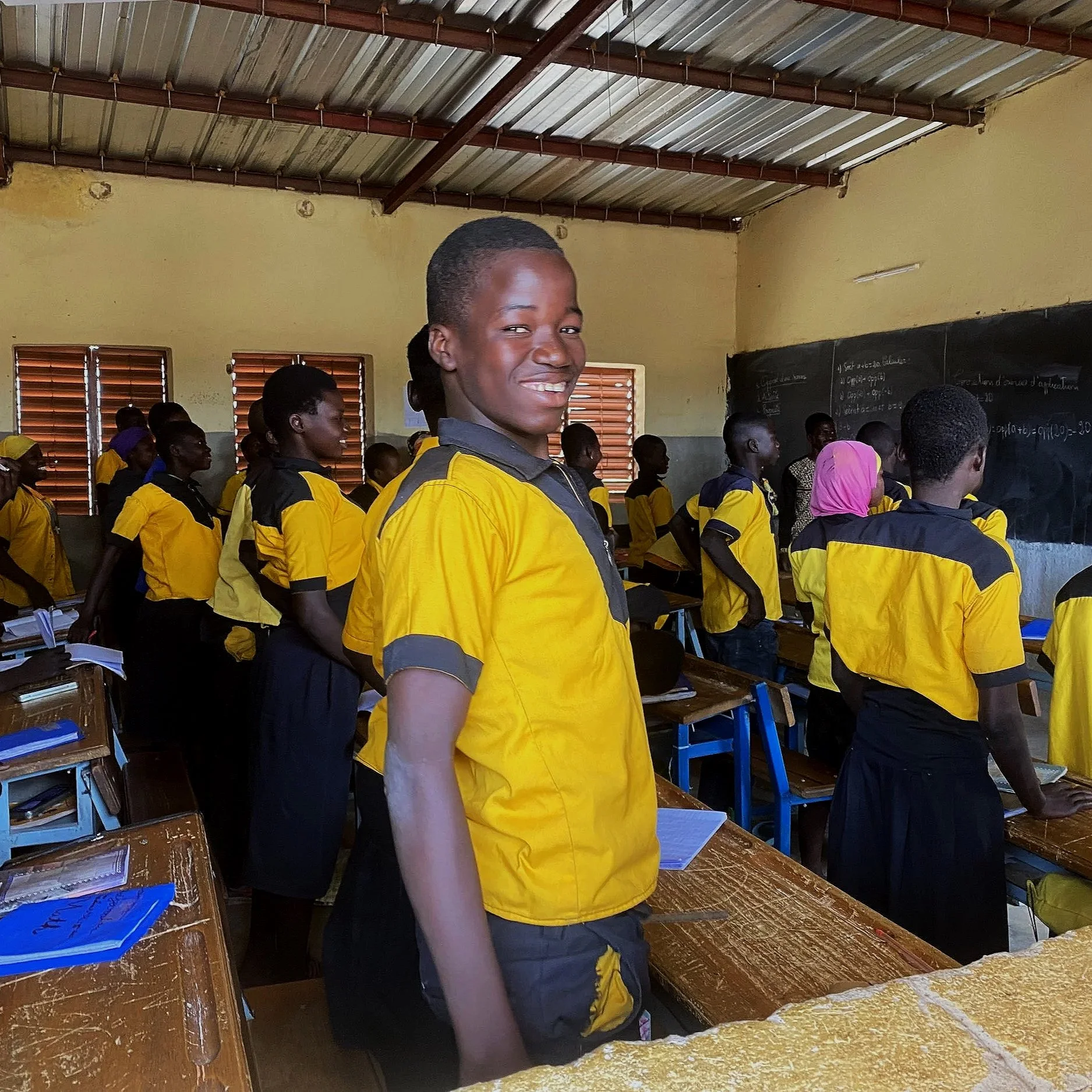 Students supported through Walk in the Light International education program in Burkina Faso