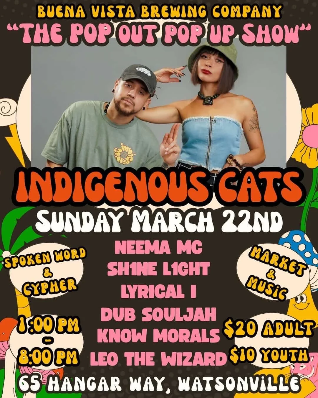 The Pop Out Pop Up Show Featuring Indigenous Cats
