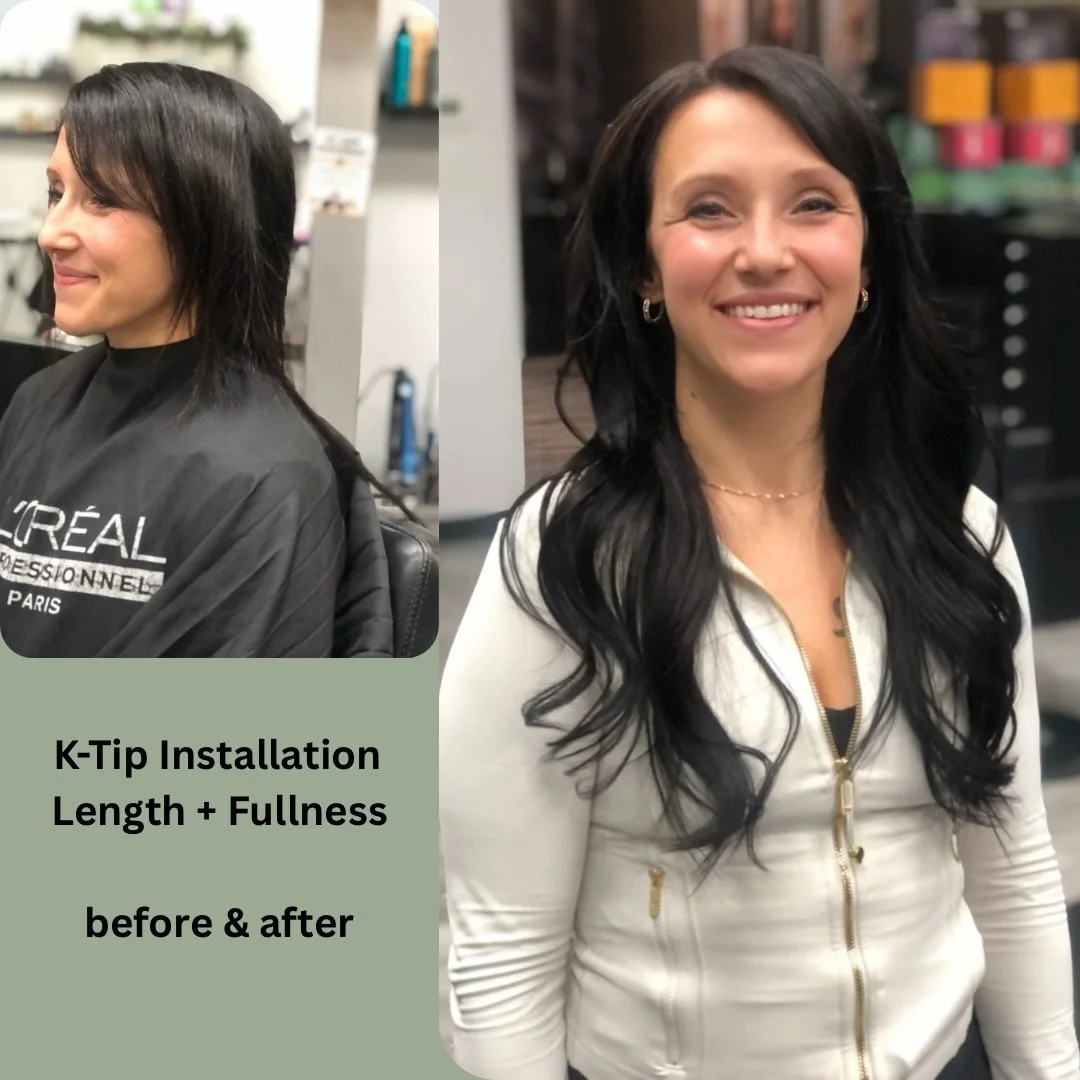 K-Tip Hair Extension Installation