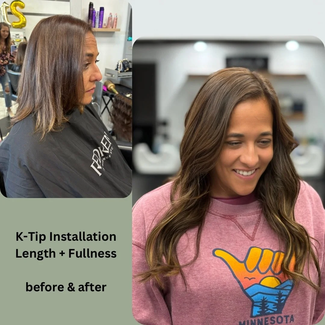 K-Tip Hair Extension Installation