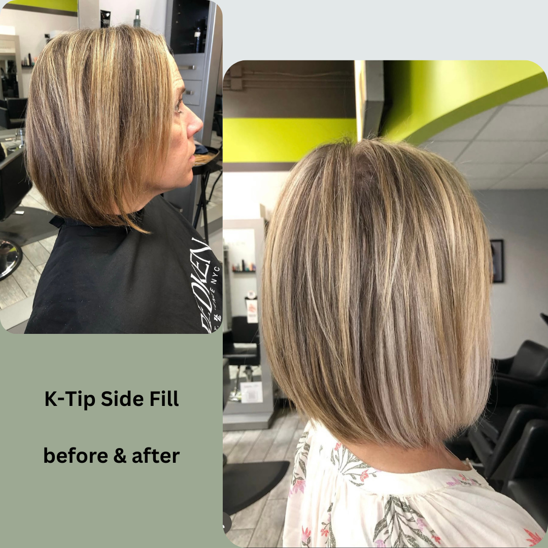 K-Tip Hair Extension Side Fill
