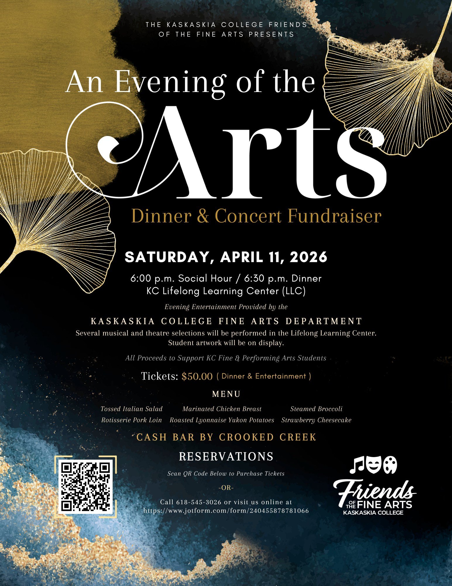 An Evening of the Arts Dinner and Concert Fundraiser