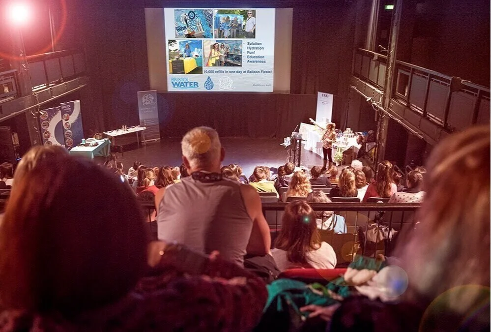 Michelle Cassar speaking with Bea Johnson Refill City to Sea.jpg