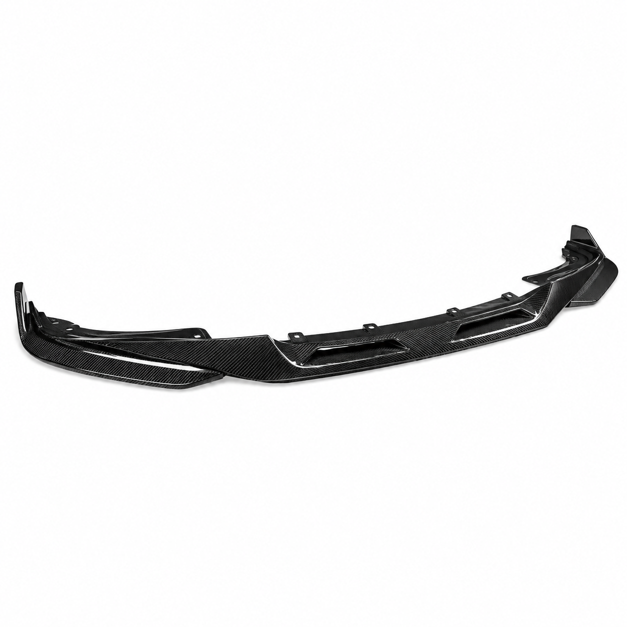 Glossy Carbon Fiber Front Bumper Splitter.png