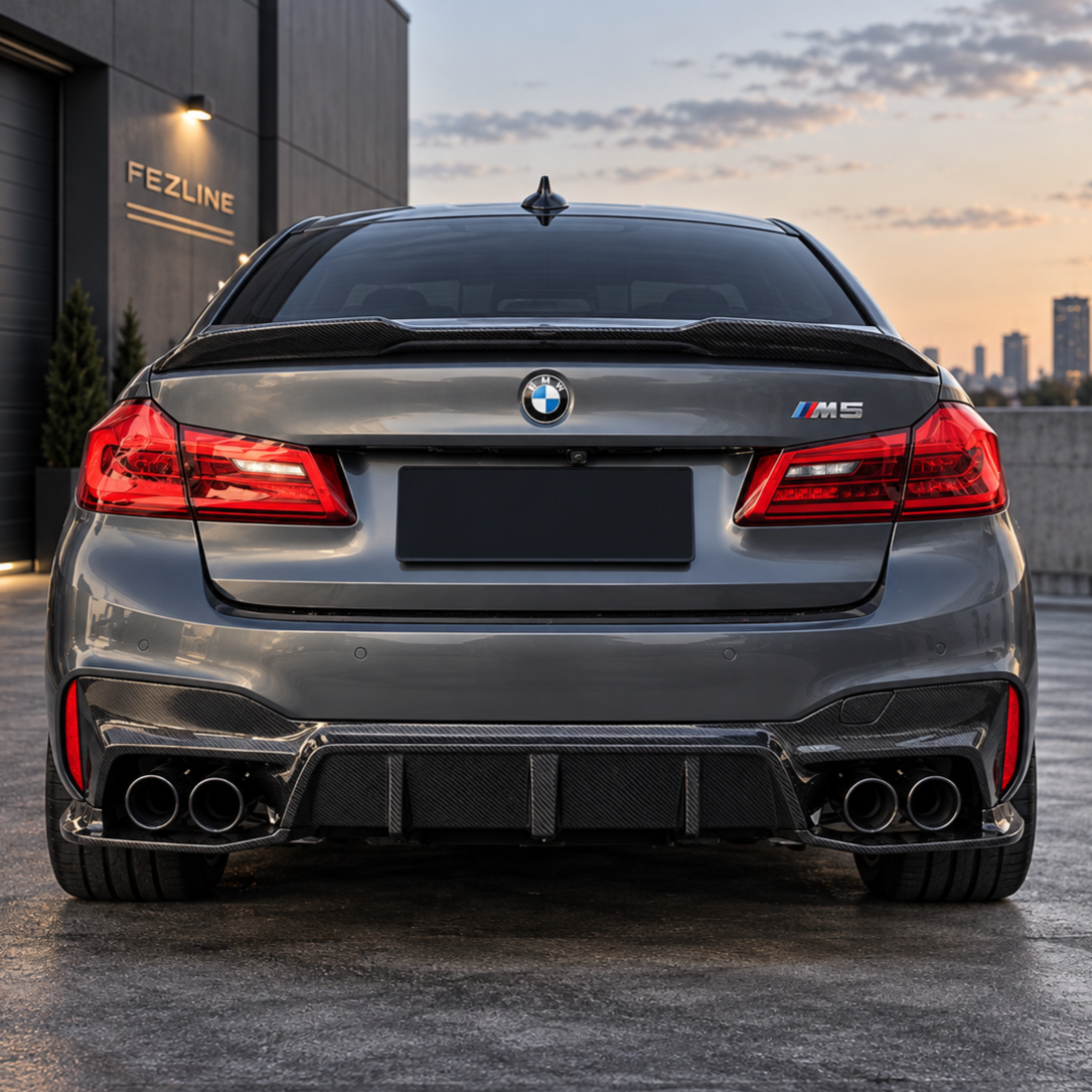 G30/F90 M-Style Carbon Fibre Rear Diffuser V3
