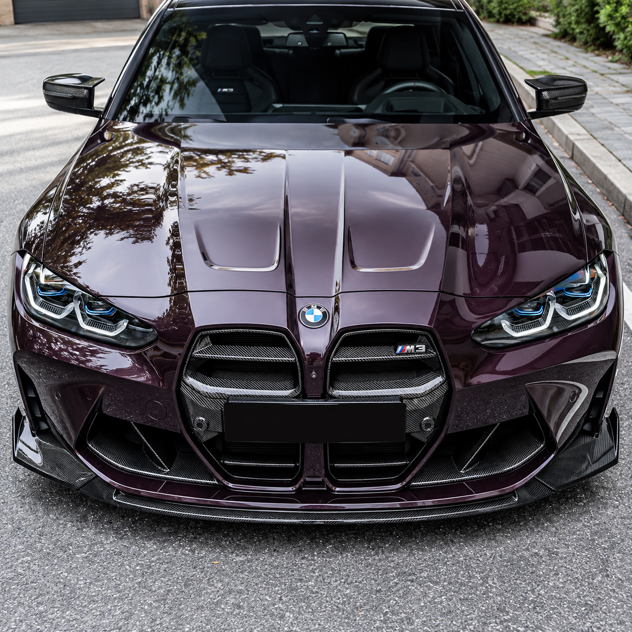G8X CS-Style Carbon Fibre Front Lip V2