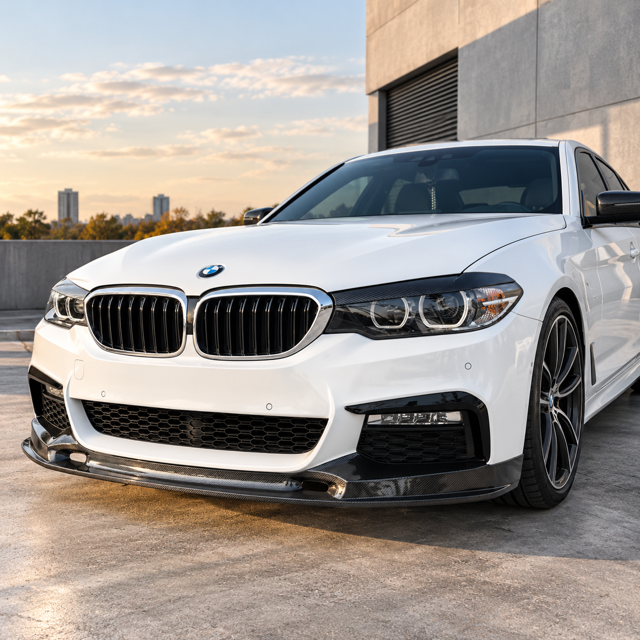G30 Pre-LCI M-Style Carbon Fibre Front Lip V4