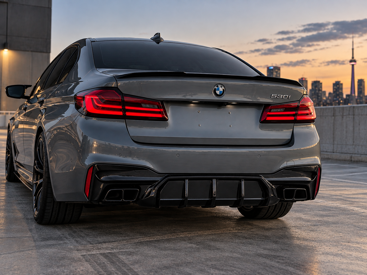 G30 M5-Style Rear Diffuser V2